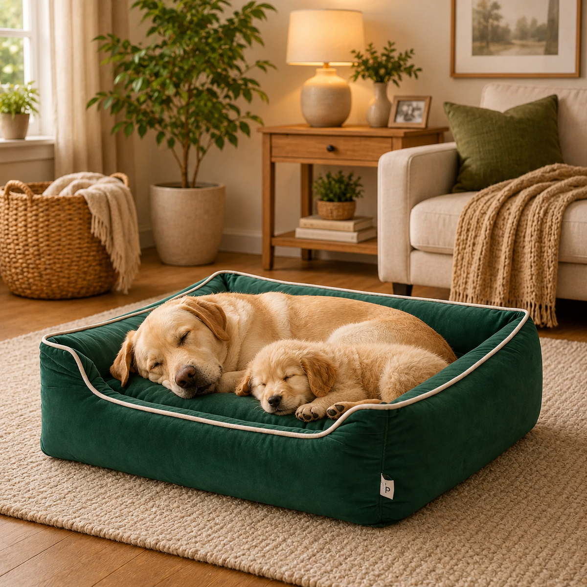 DreamRest Pet Bed-Green