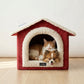 Cozy House Bed For Cats & Small Dogs | Soft Plush Pet Cave