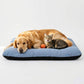 Reversible Pet Bed Washable Velvet Bed With Soft Mattress For Dogs & Cats (Blue)