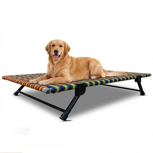 Folding Elevated Cat & Dog Bed | All Seasons Breathable Nylon Mesh I Anti Skid
