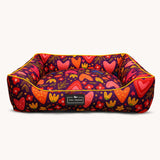 Summer Washable Printed Lounger Bed for Dogs & Cats