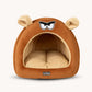 Caterpillar Hut for Dogs (Beige)